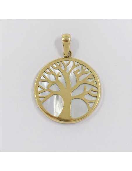 Colgante Ã¡rbol de la vida en oro 18kt