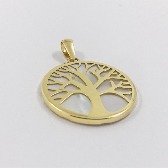 Colgante Ã¡rbol de la vida en oro 18kt