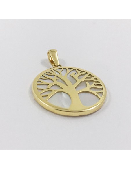 Colgante Ã¡rbol de la vida en oro 18kt
