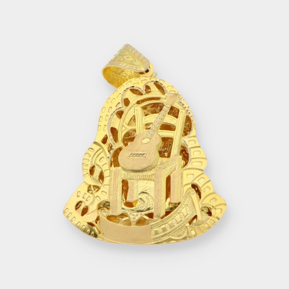 Colgante Camaron de la Isla oro 18kt