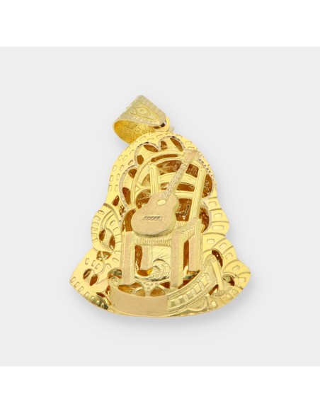 Colgante Camaron de la Isla oro 18kt