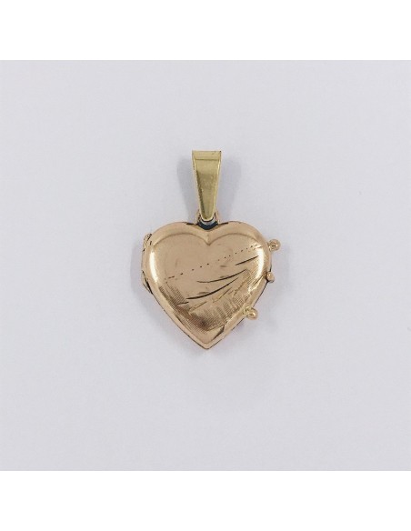 Colgante corazÃ³n en oro 18kt.