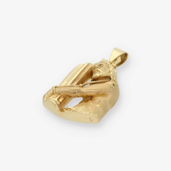 Colgante cristo en oro 18kt 2