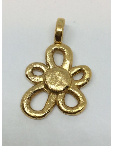 Flor para colgante en oro Tous