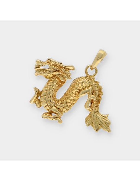 Colgante DragÃ³n en oro 18kt