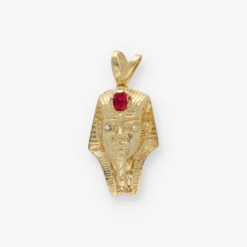 Colgante FaraÃ³n en oro 18kt