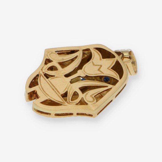 Colgante FaraÃ³n en oro 18kt