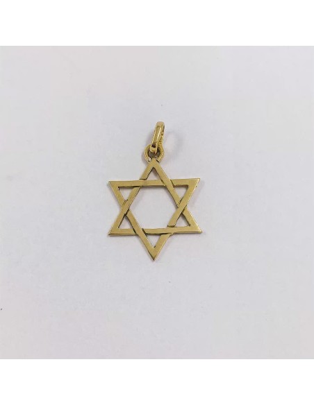 Colgante estrella de David oro 18kt