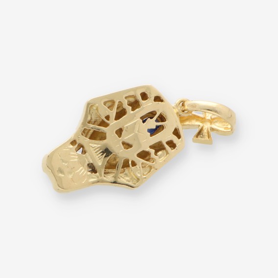 Colgante FaraÃ³n en oro 18kt