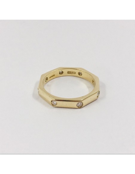 Alianza Bulgari en oro 18kt y brillantes