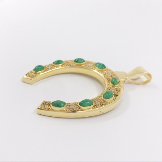 Colgante herradura en oro 18kt