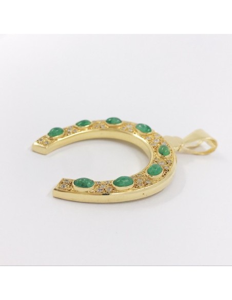 Colgante herradura en oro 18kt