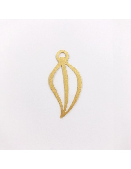 Colgante hoja TOUS pequeÃ±o en oro 18kt