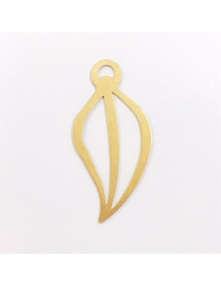 Colgante hoja TOUS pequeÃ±o en oro 18kt