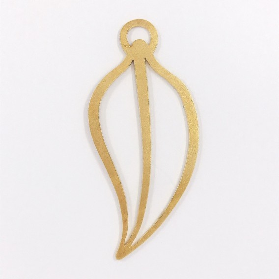 Colgante hoja TOUS en oro 18kt