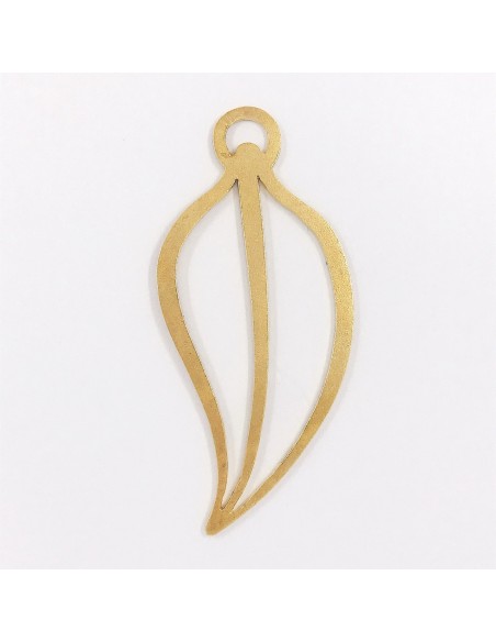 Colgante hoja TOUS en oro 18kt