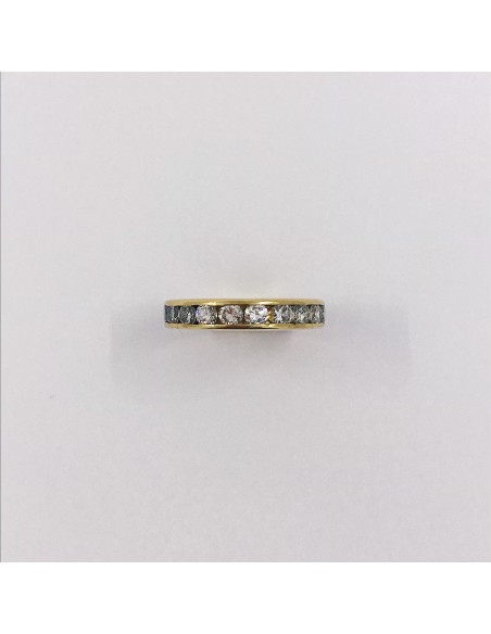 Anillo Puig Doria en oro 18kt con brillantes