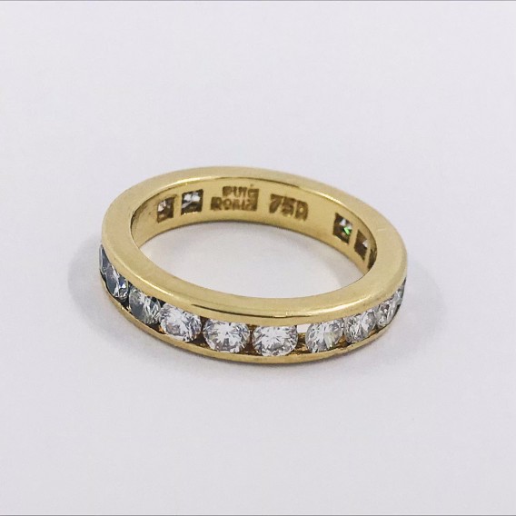 Anillo Puig Doria en oro 18kt con brillantes