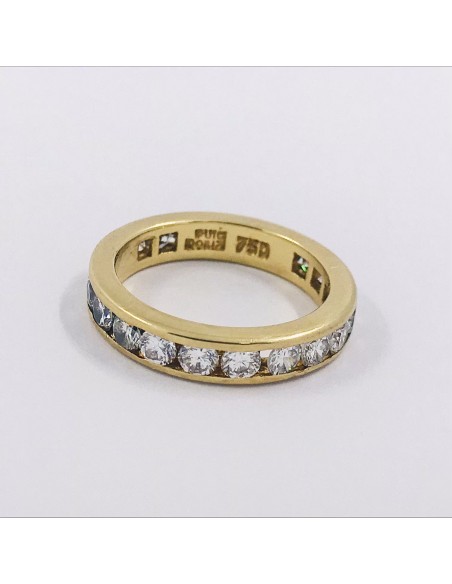 Anillo Puig Doria en oro 18kt con brillantes