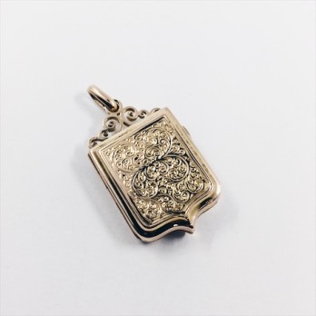 Colgante porta fotos en oro