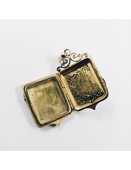 Colgante porta fotos en oro