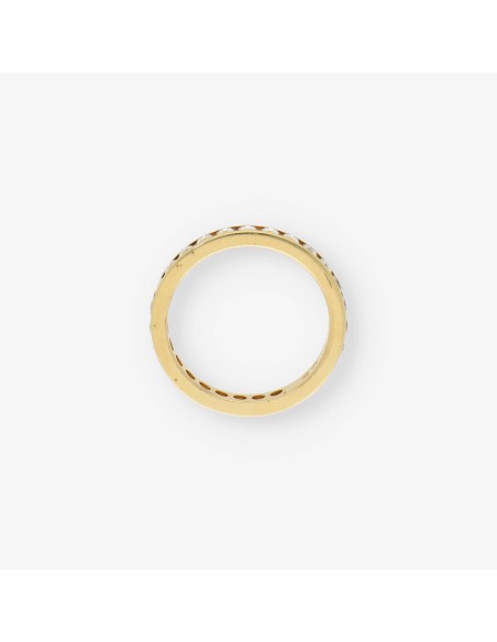 Anillo Tiffany en oro 18kt con brillantes