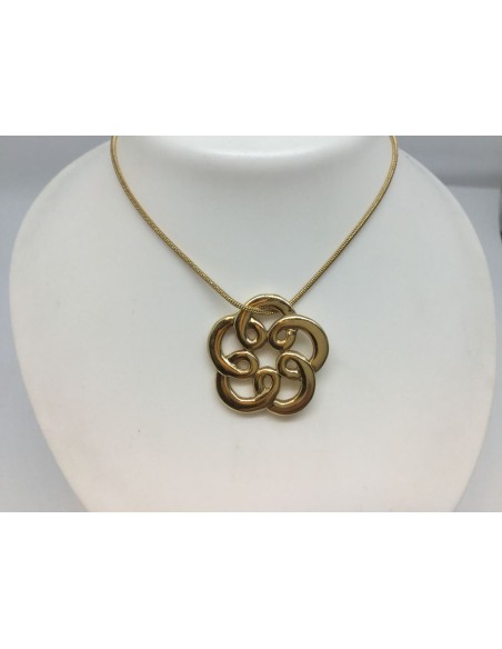 Colgante en forma de flor en oro Tous