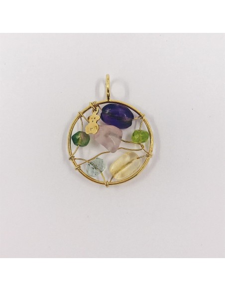 Colgante tous en oro 18kt.