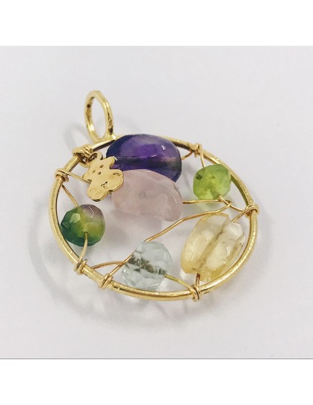 Colgante tous en oro 18kt.