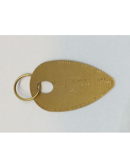 Colgante placa Tous en oro