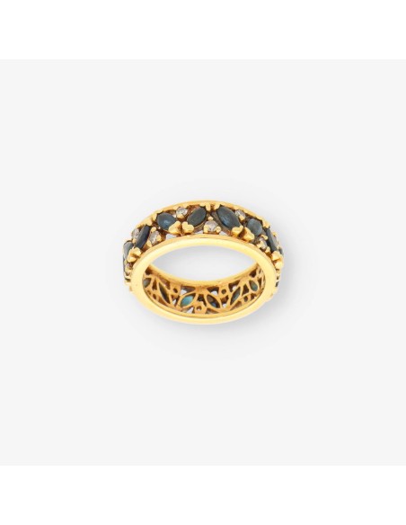 Anillo en oro 18kt con diamantes de la  GalerÃ­a del coleccionista