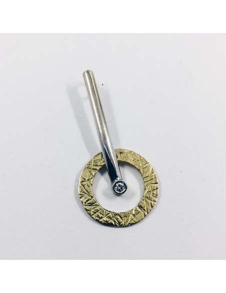 Colgante en oro y brillante