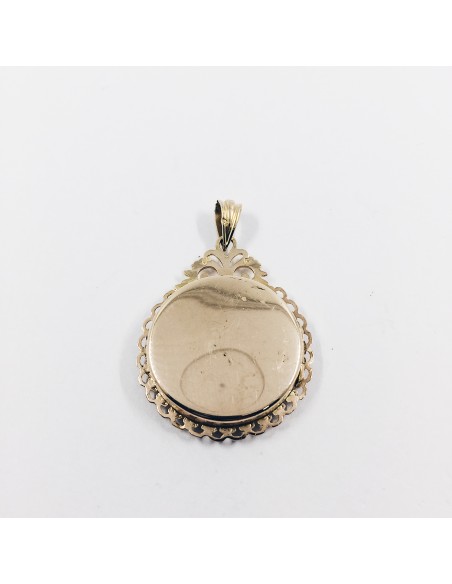 Colgante portafotos en oro