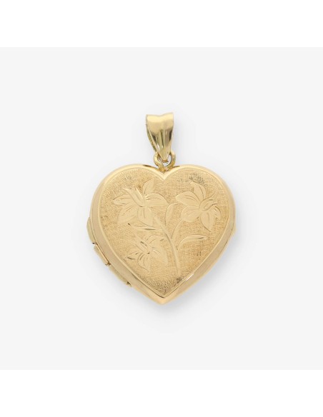 Colgante corazÃ³n en oro 18kt