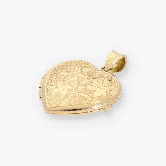 Colgante corazÃ³n en oro 18kt
