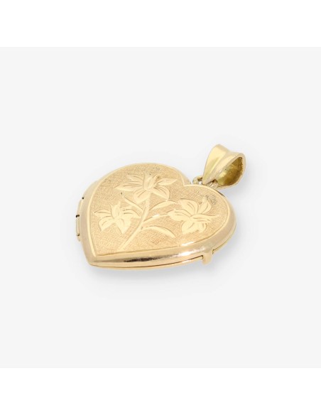 Colgante corazÃ³n en oro 18kt