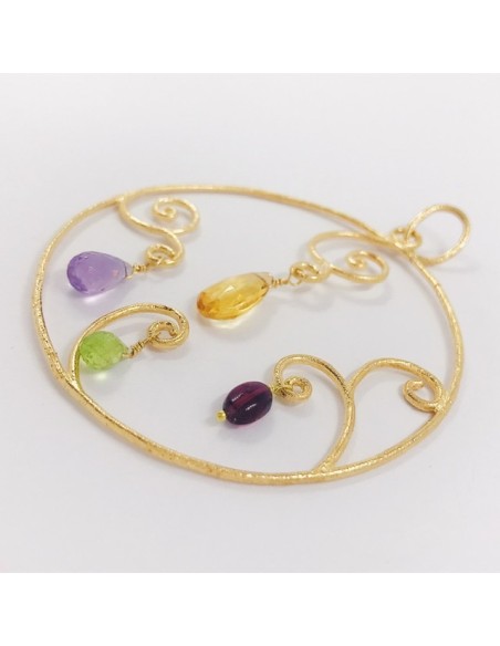 Colgante Tous en oro 18kt con piedras