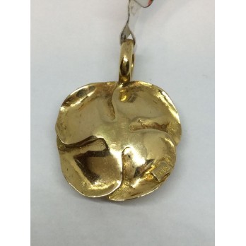 Colgante Tous de oro en forma de flor. 2