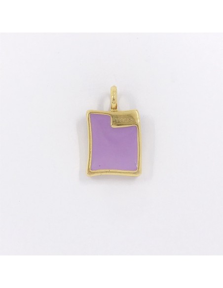 Colgante TOUS con esmalte y tulipÃ¡n en oro 18kt