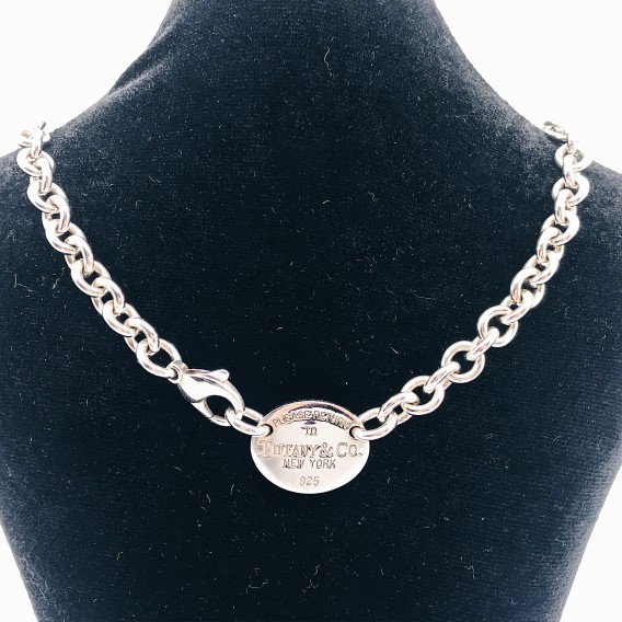 Colgante Tiffany en plata.