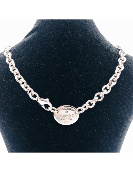 Colgante Tiffany en plata.