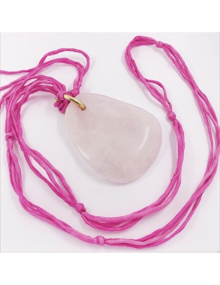 Colgante TOUS con  piedra rosa