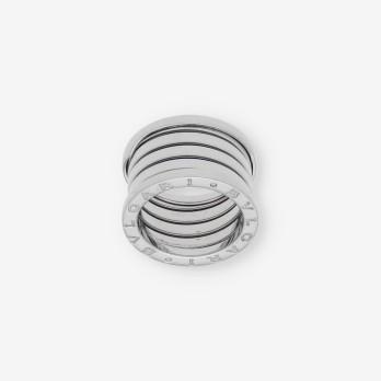 Anillo Bulgari BZero de 5 bandas en oro blanco 18kt 2