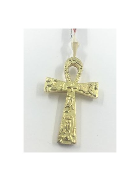 Colgante cruz en oro