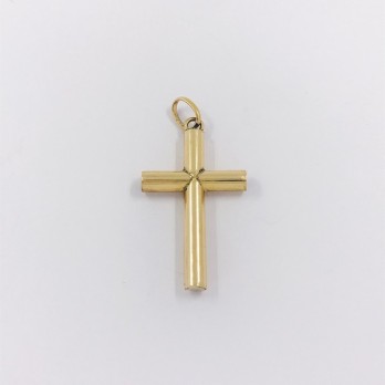 Colgante cruz de oro 18kt