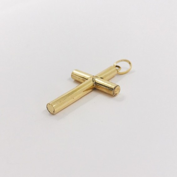 Colgante cruz de oro 18kt
