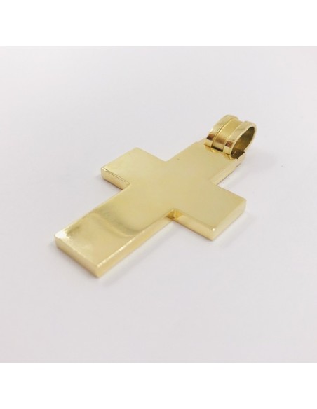 Colgante cruz de oro 18kt