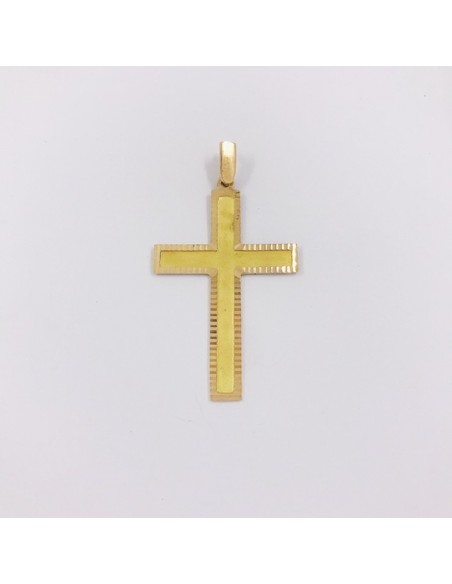 Colgante cruz de oro 18kt