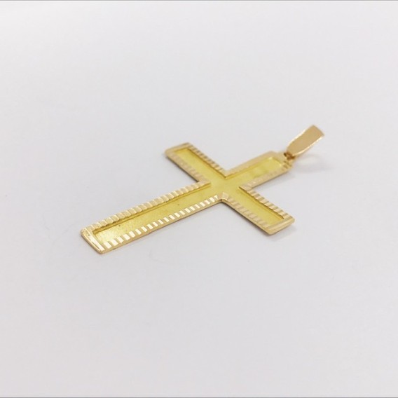 Colgante cruz de oro 18kt
