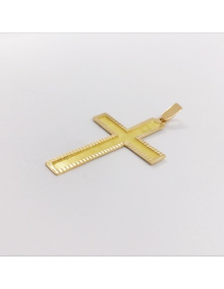 Colgante cruz de oro 18kt
